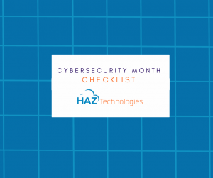 Cybersecurity Month Checklist